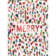 Colorful Specks Foil Folded Holiday Cards Image 11 of 11